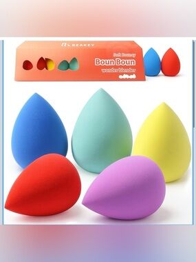BEAKEY Makeup Sponge Set - 5 Pack - NIB